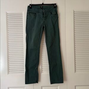 H&M Forest Green Denim Pants